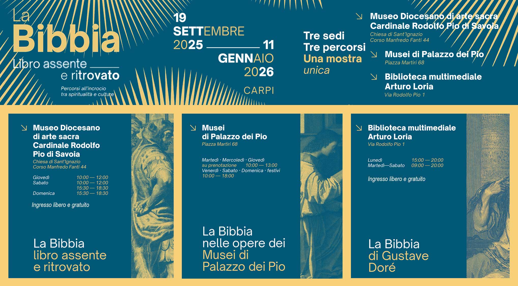 TRE PERCORSI mostra bibbia 3